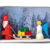 Frankenmuth Clock Company German Souvenirs 028/075 - Matchbox Scene With Santa & Angel