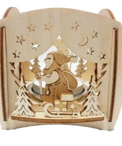 Frankenmuth Clock Company View All 201/284/6 - Tealight Holder With Santa Claus