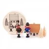Frankenmuth Clock Company™ Chip Box With Children Christmas Decorations, Candles & Other Decorations