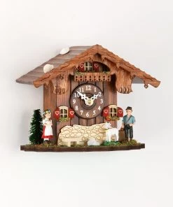 Frankenmuth Clock Company 084Q - Novelty Heidi Haus Tabletop Chalet Cuckoo Clock View All