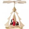 Frankenmuth Clock Company 085/001N - Pyramid With Santa & Gifts