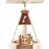 Frankenmuth Clock Company 085/003NT - Pyramid With Nativity Scene & Shooting Star (Tealights)