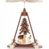 Frankenmuth Clock Company 085/043 - Pyramid With Tree & Deer (14mm Candles) View All
