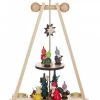 Frankenmuth Clock Company 085/1014 - Pyramid With Santa & Dwarfs