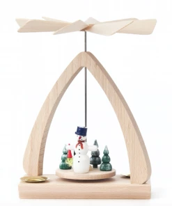 Frankenmuth Clock Company 085/550S - Miniature Pyramid - Snowman View All