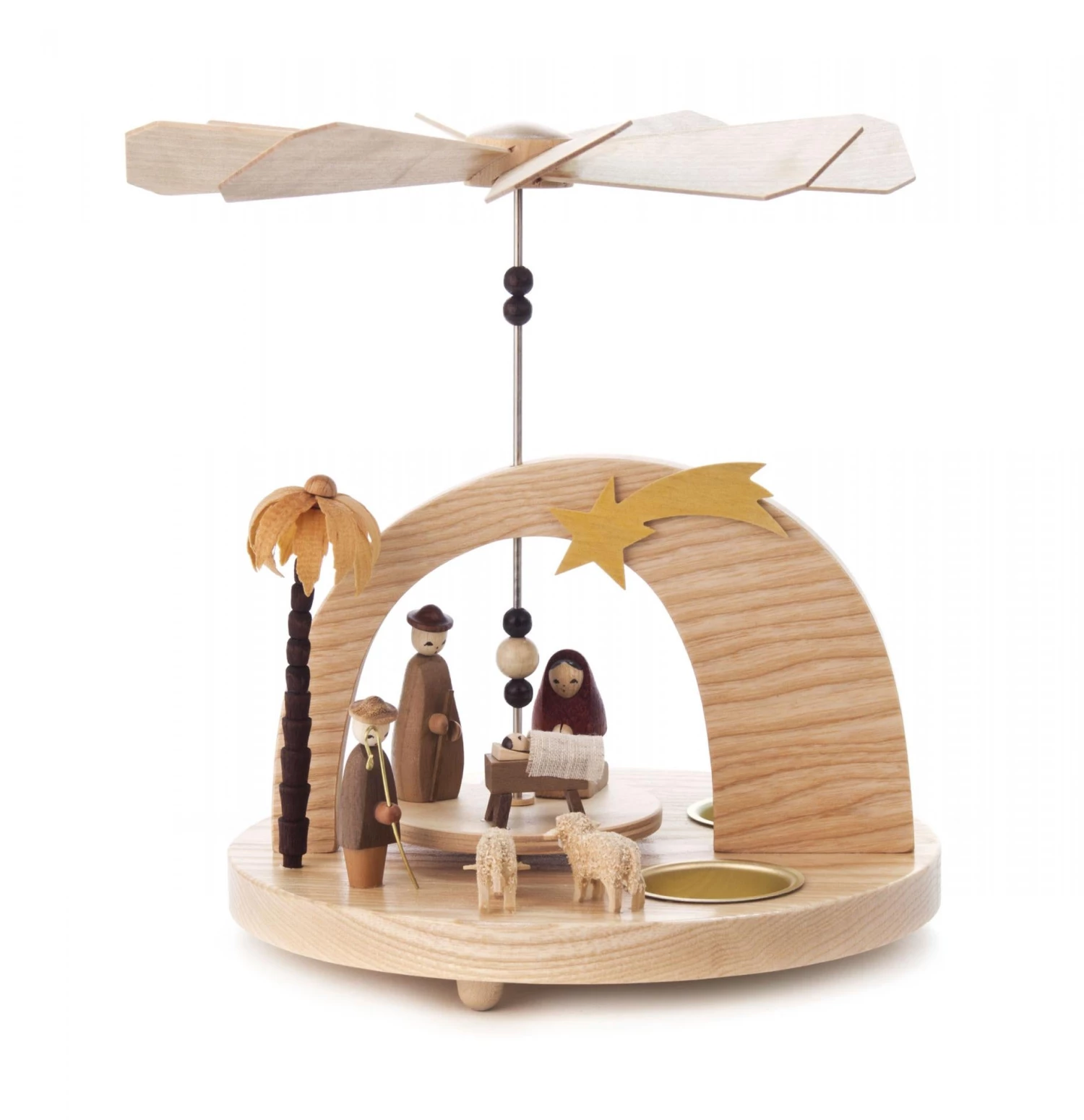 Frankenmuth Clock Company 085/766 - Pyramid With Nativity Scene (Tealights) View All 3 Frankenmuth Clock Company 085/766 - Pyramid With Nativity Scene (Tealights) View All