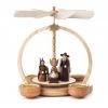 Frankenmuth Clock Company 085/776 - Pyramid With Holy Family (Tealights)