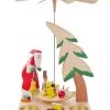 Frankenmuth Clock Company 085/997/1 - Pyramid With Santa & Tree German Christmas Pyramids