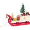 Frankenmuth Clock Company™ Christmas Decorations, Candles & Other Decorations Music Box Santa's Sleigh