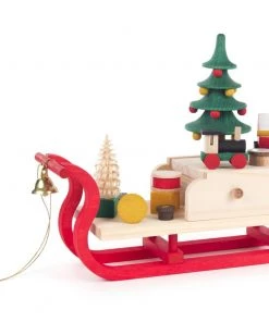 Frankenmuth Clock Company™ Christmas Decorations, Candles & Other Decorations Music Box Santa's Sleigh
