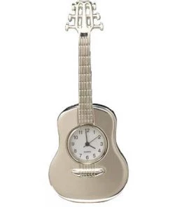 Frankenmuth Clock Company Silver Steel String Guitar Clock View All