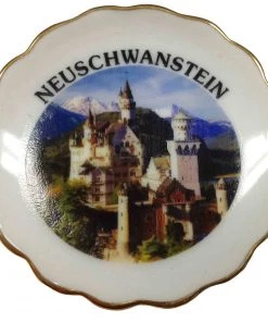 Frankenmuth Clock Company™ Neuschwanstein Plate Magnet German Souvenirs