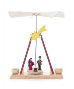 Frankenmuth Clock Company 074/027 - Miniature Pyramid With Nativity Scene View All