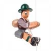 Frankenmuth Clock Company™ 105/009/2 - Climbing Mountaineer With Brown Jacket