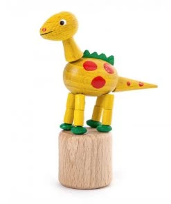 Frankenmuth Clock Company 105/024/2 - Wobbly Animal - Dinosaur - Yellow