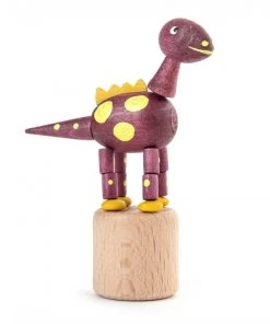 Frankenmuth Clock Company 105/024/3 - Wobbly Animal - Dinosaur (Purple)