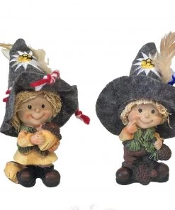 Frankenmuth Clock Company Nature Man W/ Bavarian Hat German Souvenirs