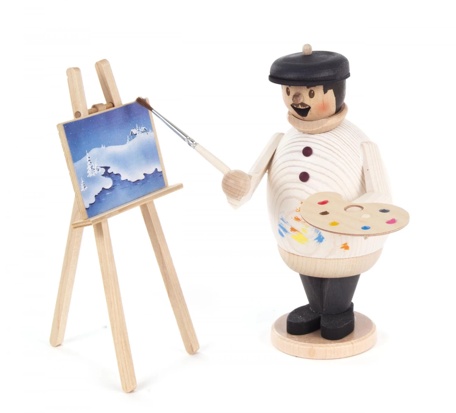 Frankenmuth Clock Company View All 146/1717 - Artist Smoker With Canvas 3 Frankenmuth Clock Company View All 146/1717 - Artist Smoker With Canvas