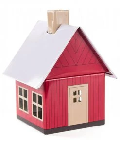 Frankenmuth Clock Company 146/2204 - Red Metal Smoker House