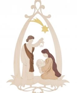 Frankenmuth Clock Company 165/272 - Nativity Scene Window Ornament