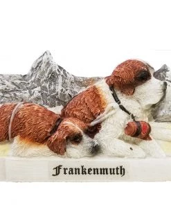 Frankenmuth Clock Company Saint Bernard Magnet W/Frankenmuth Logo