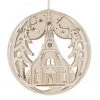 Frankenmuth Clock Company 197/197 - Seiffen Church Lighted Hanging Ornament