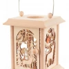Frankenmuth Clock Company 198/149 - Lantern Style Tealight Holder With Forest Animals View All