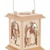 Frankenmuth Clock Company View All 198/154 - Lantern Style Votive Holder With Gnomes