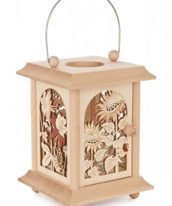 Frankenmuth Clock Company View All 198/155 - Lantern Style Votive Holder With Flowers