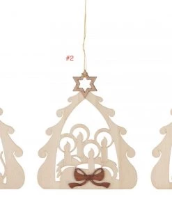 Frankenmuth Clock Company 199/433 - Wooden Tree Ornaments (Sold Individually)