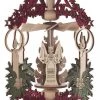 Frankenmuth Clock Company View All 199/469/1 - Pyramid Ornament With Candles & Angels