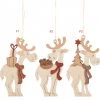 Frankenmuth Clock Company 199/992 - Wooden Elk Ornaments (Sold Individually)
