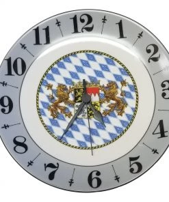 Frankenmuth Clock Company New German Porcelain Plate Clock