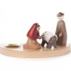 Frankenmuth Clock Company 200/207G - Candle Holder With Nativity Scene (14mm)