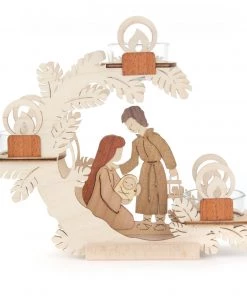 Frankenmuth Clock Company 201/195 - Tealight Holder With Nativity Scene View All