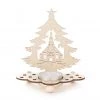 Frankenmuth Clock Company 201/230 - Tealight Holder - Tree With Seiffen Church