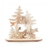 Frankenmuth Clock Company™ View All 201/254 - Tealight Holder With Wildlife Scene