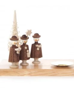 Frankenmuth Clock Company 204/114 - Candle Holder With Carolers (14mm)