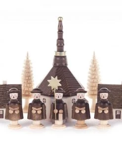 Frankenmuth Clock Company 204/169 - Carol Singers With Seiffen Church (Set Of 10)