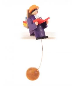 Frankenmuth Clock Company 222/054 - Rocking Bookworm