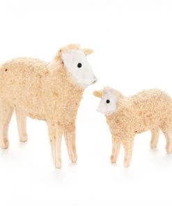 Frankenmuth Clock Company View All 249/017 - Wooden Sheep Figurines (Set Of 2)