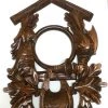 Frankenmuth Clock Company & Bavarian Clock Haus Cuckoo Clocks, Quartz Cuckoo Clocks & Miniature Clocks BC-30/2 - Hunter Bottom Carving 6.5"