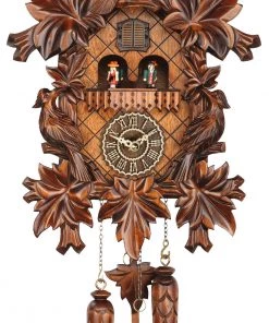 Frankenmuth Clock Company View All KU369QMT - Quartz Musical 7 Leaf 3 Bird Cuckoo Clock