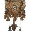 Frankenmuth Clock Company KU372QM - Quartz Musical 5 Leaf 3 Bird Cuckoo Clock