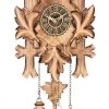 Frankenmuth Clock Company KU374QM - Quartz Musical 5 Leaf Cuckoo Clock With Burned Finish View All