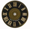 Bavarian Clock Haus Wooden Dial & Numerals 3 1/2"
