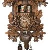 Frankenmuth Clock Company KU381QMT - Quartz Musical Cuckoo Clock With Squirrels View All