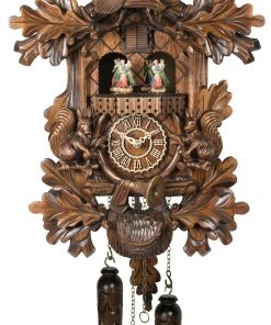 Frankenmuth Clock Company KU381QMT - Quartz Musical Cuckoo Clock With Squirrels View All