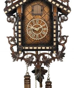 Frankenmuth Clock Company View All KU382QM - Quartz Musical Railroad Style Cuckoo Clock