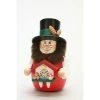 Frankenmuth Clock Company Wobble Dwarf - Black Forest Fellow With Clock